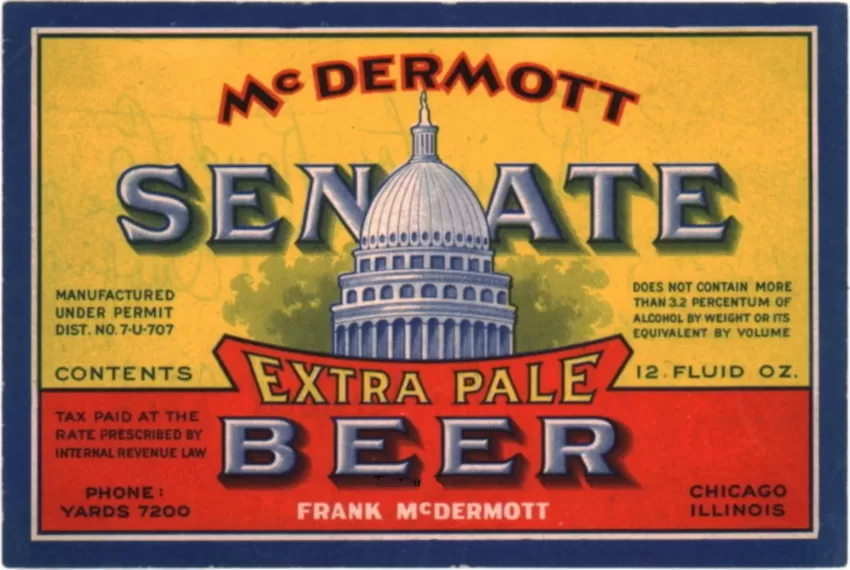 Senate Extra Pale Beer Label