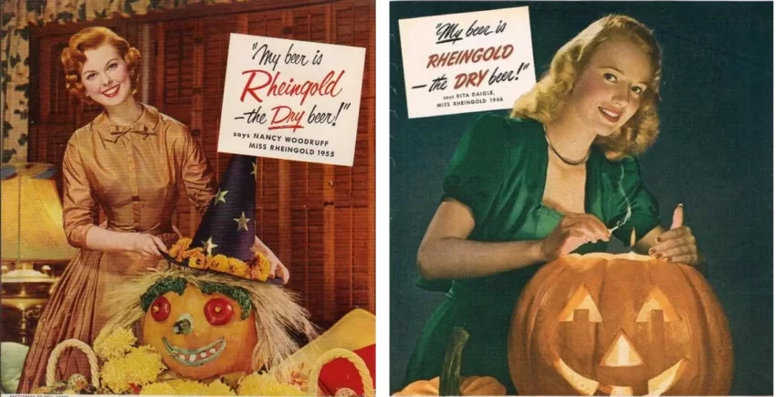 Miss Rheingold Halloween ads