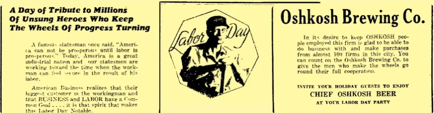 Tribute to Labor from Oshkosh Brewing