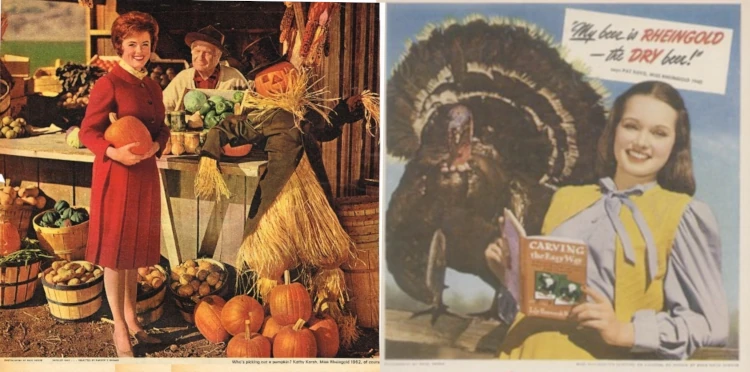 Miss Rheingold November ads