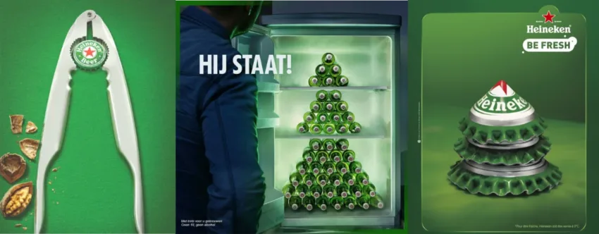 Heineken Christmas beer ads
