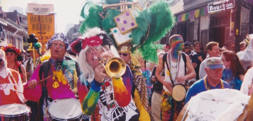 The Krewe of Kosmic Debris, Mardi Gras Day in New Orleans, 2000. Photo from Wikimedia Commons