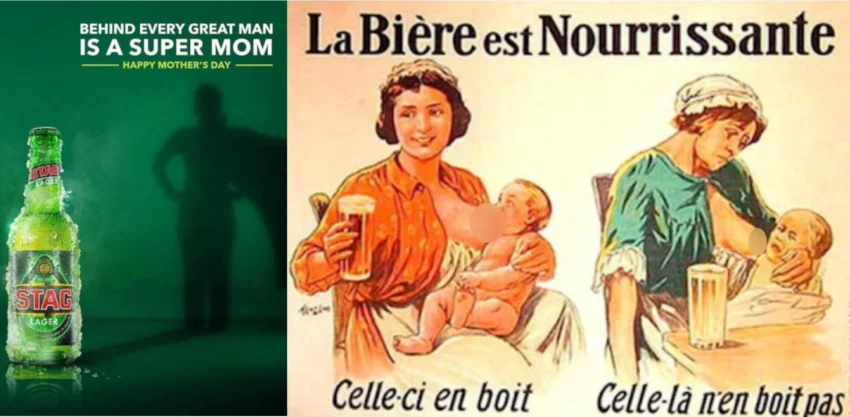 Mothers Day Beer ads