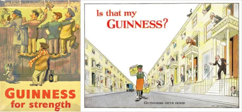 Vintage Guinness ads